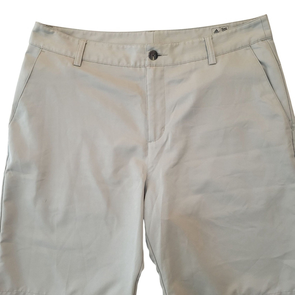 Adidas Adizero Golf Shorts Size 34 Mens Inseam 10" Tan Color Excellent Condition - Picture 3 of 5